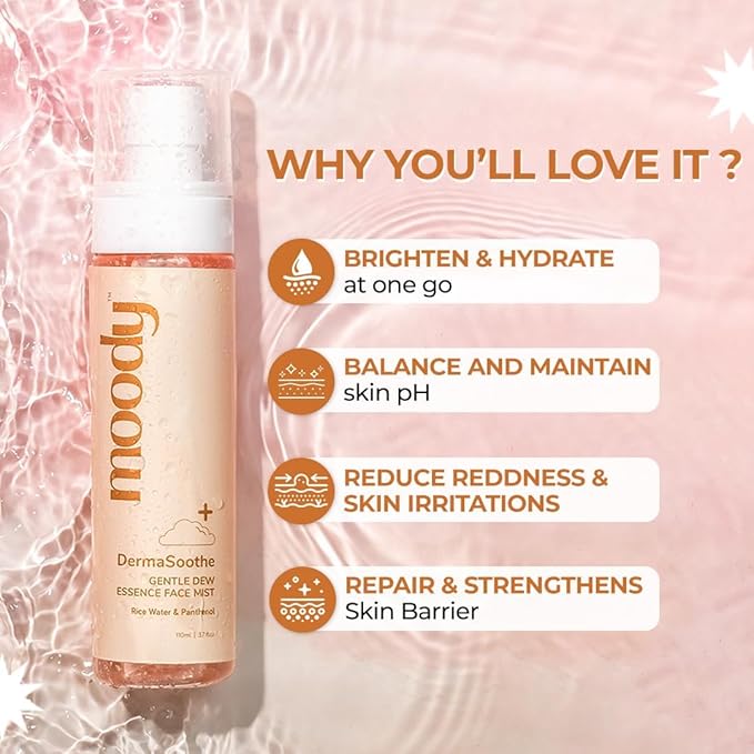 Brighening Face Mist & Essence Toner with Rice & Ceramides |Strenghten Skin Barrier | for Clear, Glass Korean Skin, Bright & Hydrated Skin | Alcohol-Free Toner |100% Vegan | 110 ml / 3.72 Fl Oz