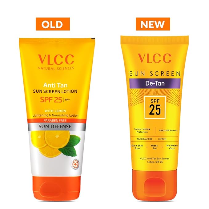 VLCC Natural Sciences | Sunscreen Lotion SPF 25+ | With Lemon | 150+150 (10.14 Fl Oz) | Pack of 2