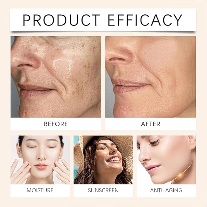 4-in-1 Bionic Liquid Foundation - Suitable for Workout, Sports - BB cream- Waterproof and sweat Dance - Hydrating - Medium Spectrum - Multi-effect sunscreen SPF 50 Sun Protection