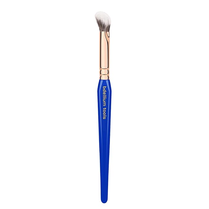 Bdellium Tools Professional Makeup Brush - Golden Triangle Series 788 BDHD Phase III - With All Vegan and Soft Synthetic Fibers, For Blend & Soften (Blue, 1pc)