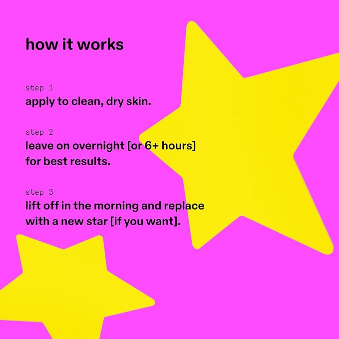 Starface Hydro-Star Pimple Patches + Big Yellow Compact, Clinically Proven Spot Shrinking in 6 Hours, Absorb Fluid and Reduce Redness, Hydrocolloid, Vegan and Cruelty-Free Skincare (32 Count)