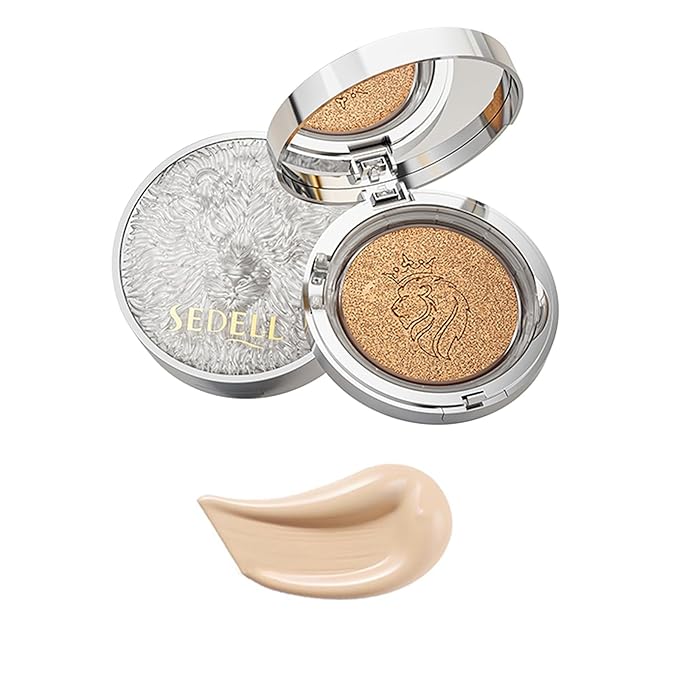 Radiant Wear Cushion BB Cream, Lightweight Natural Coverage Without Ashiness, Creates Hydrated Dewy Skin, Waterproof Sweat-Proof Long-Lasting Wear(01# Natural)