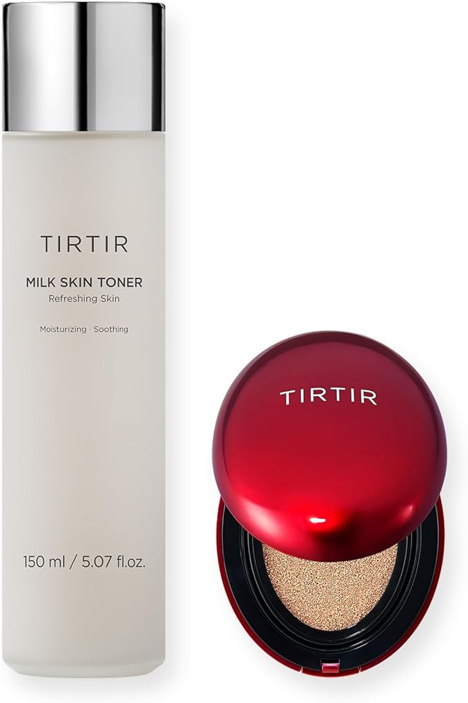 TIRTIR Milk Skin Toner 150ml + Mask Fit Red Cushion #21 Ivory