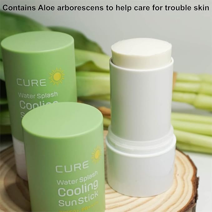 Aloe CURE Water Splash Cooling Sun Stick SPF 50+ PA++++ 23g / Soothing UV protection Suncreen