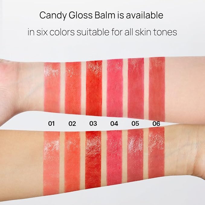YNM Candy Gloss Balm (06 COCONUT SHELL, 3g) (+9 colors) K-beauty, Tinted, Color Lipstick Balm, Glossy, Moisture, korean, Jelly lips, Non-Sticky and Long-lasting