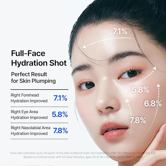 WELLAGE Real Hyaluronic Acid Hydrate One Day Kit Serum 7ea, Korean Beauty Secret Ampoule, High Concentration HA Ceramide 8 Herbal Extracts for Firming and Moisturizing Special Day Care