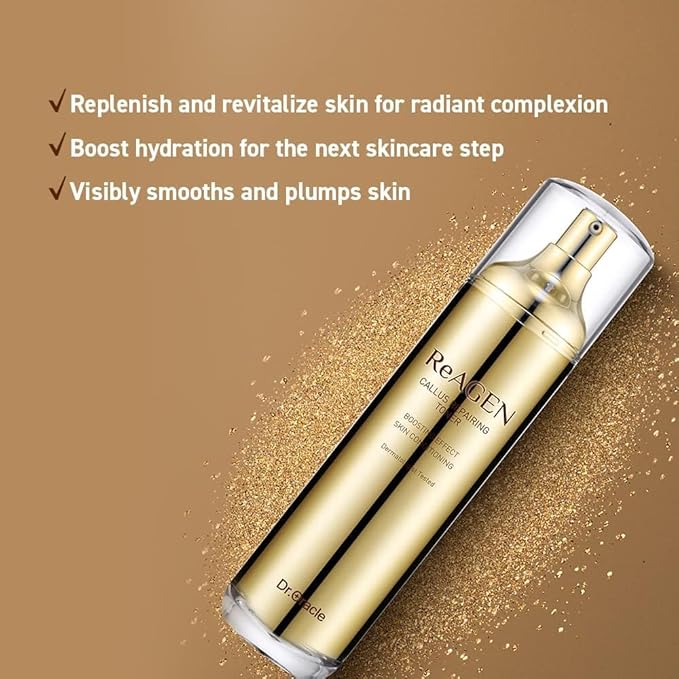 Callus Repairing Toner - Anti-Aging Refining Daily Facial Toner for Dry, Sensitive, Mature Skin, Helps to Firm, Hydrate and Nourish, 4.06 fl. oz/120ml, Dermatologist Tested by Dr.Oracle