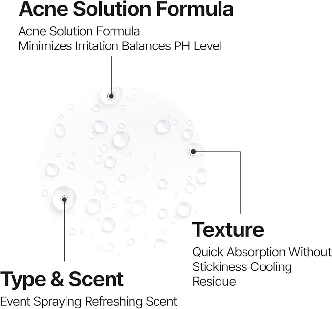 tHermoCEUTICAL DeAC Aciderm Toner - Refreshing Cooling Toner, Targeted Acne Solution, Relieves Skin Sensitivity for Oily, Acne Prone Skin, 3.38 fl.oz