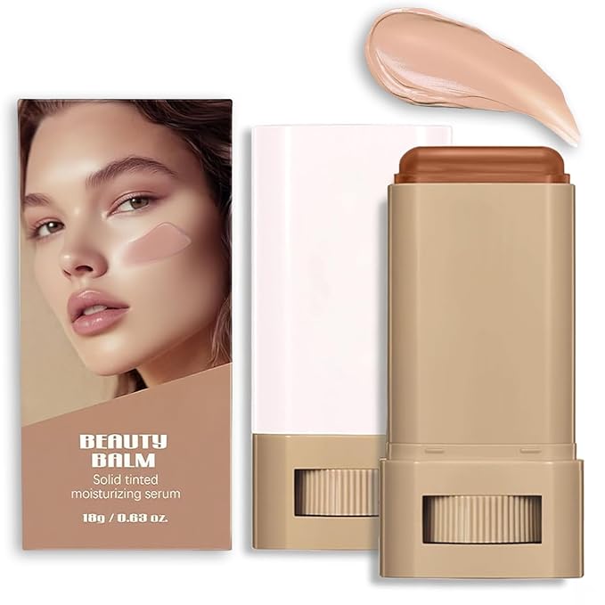 Foundation Stick Skin Tint for Black Women 6 Color Skin Tint Balm Face Solid Tinted Moisturizing Contour Stick Foundation 05