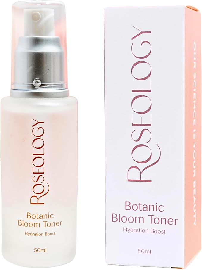 Rose Water Spray for Face Hydrating Toner with Rose Water & Organic Aloe – Gentle Pore Refining Rosewater Face Mist for Hydration, Soothing, Firming – Alcohol-Free Skin Balancing Toner