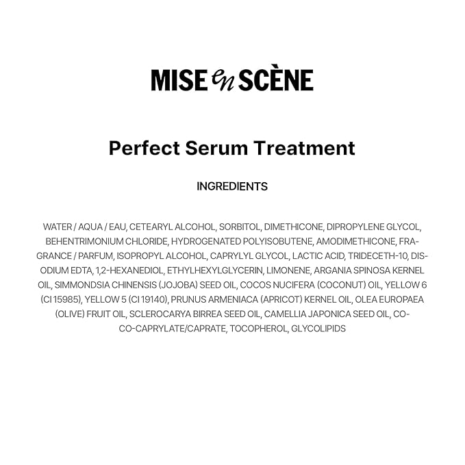 Mise En Scene Perfect Original Serum Hair Care Set | Travel Size Hair Products for Frizzy and Dry | Mini Hair Oil for Heat Protection | Damage Repair Shampoo & Treatment | Gift set for women (3 Count)