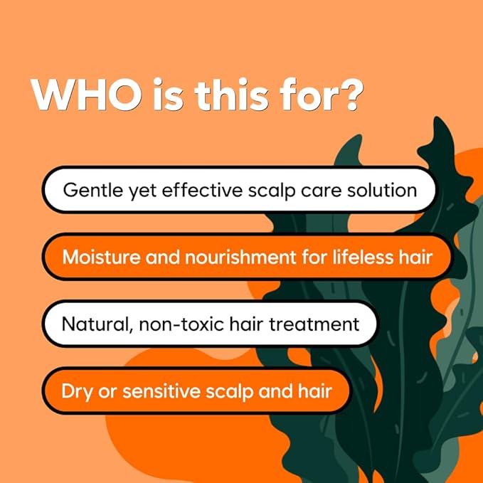 Kelp Treatment, for Dry and scalp and hair, Strengthening and Hydrating, Laminaria Japonica Extract, Korean Hair Care Product 16.9 fl.oz.(500ml), White