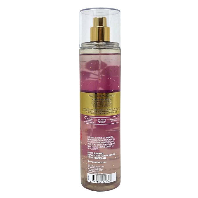 Bath & Body Works Buttercups & Berry Bellini Trio Gift Set - Body Cream, Fragrance Mist and Shower Gel - with a Wild Jasmine Bar Soap - Full Size
