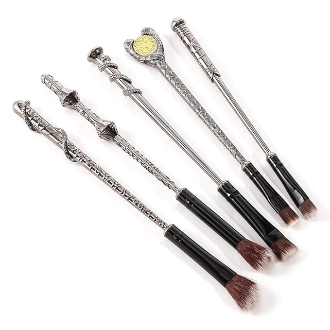10 PCS Harry Gifts Makeup Brushes Wand Brushes Set for Foundation Blending Blush Concealer Eyebrow Face Powder Potter