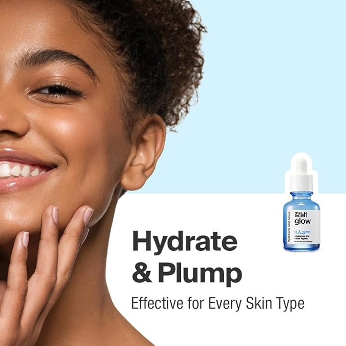 Hyaluronic Acid Serum - Korean Skin Care I Hydrating Serum for Face with Hyaluronic Acid & Vitamin B5 & Vegan Collagen I Face Moisturizer for Plumping and Fine Lines 1.01 fl oz