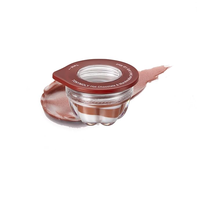 TONYMOLY Jelly Lip Melt + Lip Gloss Key Chain Duo, Limited Edition Holiday Set – Hydrating Lip Balm & Gloss with Hot Chocolate Marshmallow Swirl + Frosted Sugar Cookie, Stocking Stuffer Gift