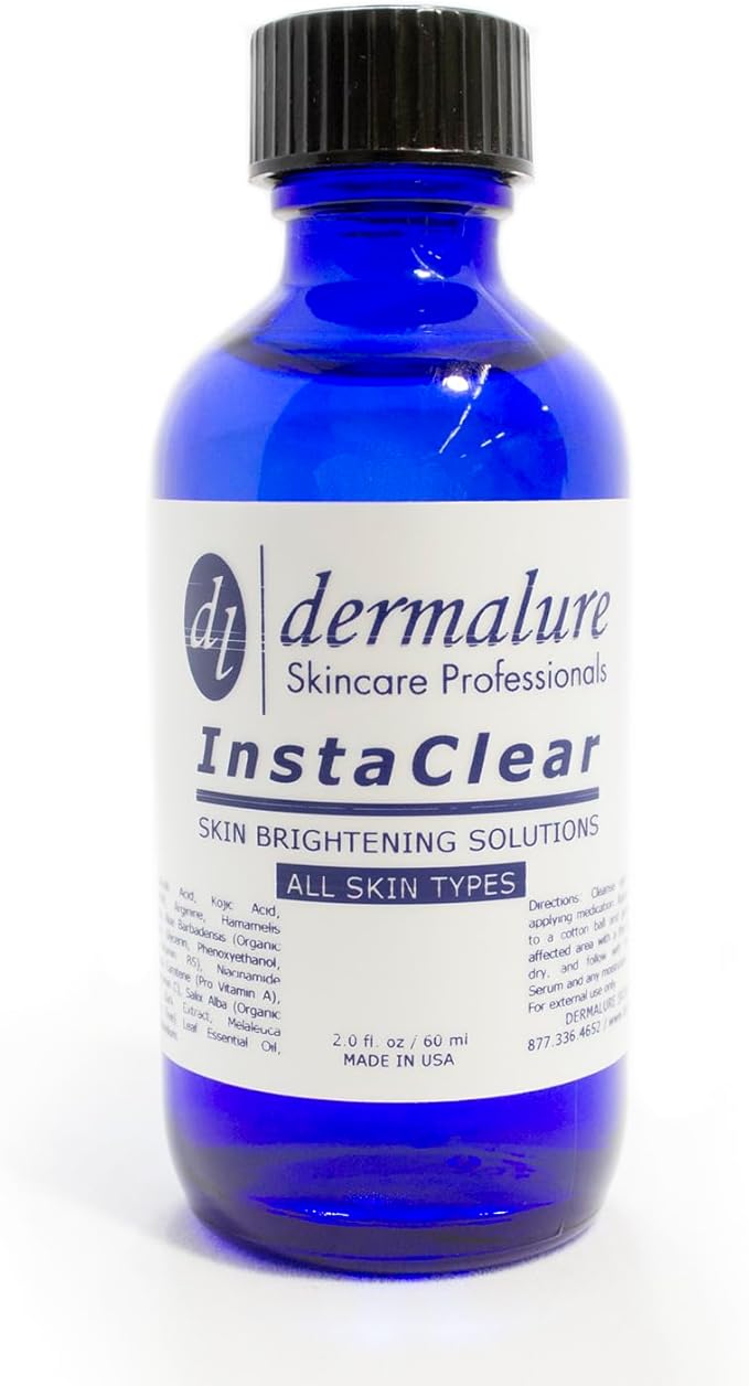 Dermalure InstaClear Toner – Multi-Acid Exfoliating & Clarifying Skin Toner with Botanical Extracts & Multi-Acid Complex