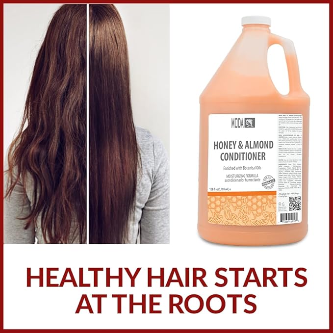 MODA Professional Hair Conditioner | Commercial Solution | Safety & Compliance, Simplified. | Transformative Results & Enhanced Reputation 128 Oz