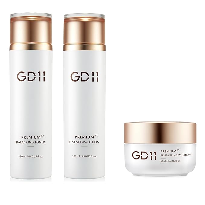 GD11 Complete Youth-Renewal Trio: Balancing Toner, Essence in Lotion & Revitalizing Eye Cream