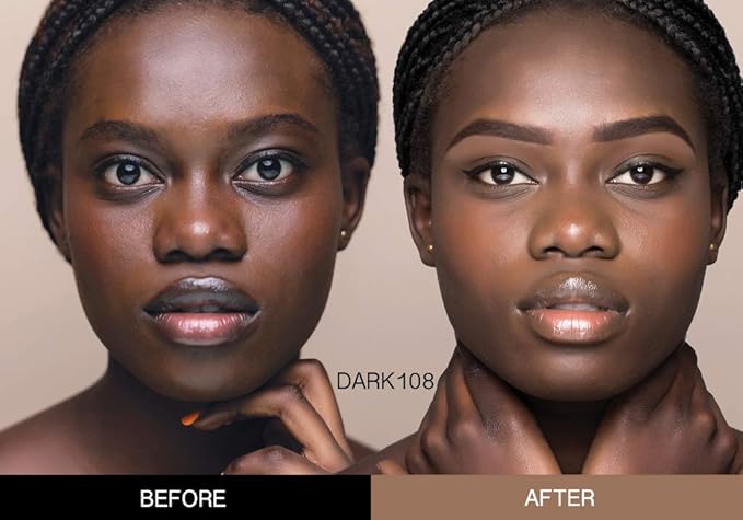 Bellaterra Cosmetics BB Cream Tinted Moisturizer & Mineral Foundation Makeup Dark 108 Natural BB Cream, Oil-Free Matte Finish, Anti-Aging Concealer, Buildable Coverage for All Skin Types,50ml/1.69oz
