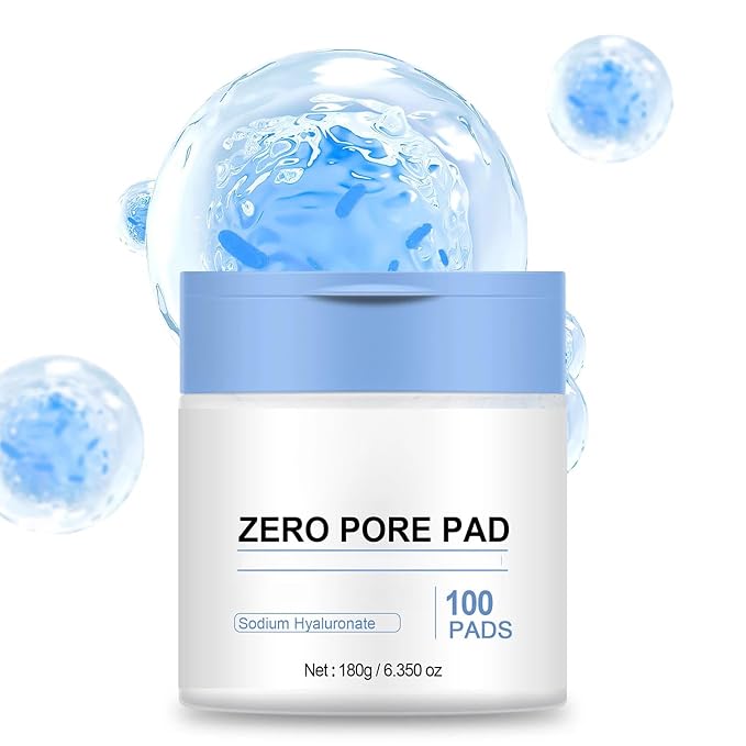 Exfoliating Toner Pads for Face, Facial Pads for Pore Cleansing and Gentle Exfoliation, Oil Control, Smooth Looking Skin, Suitable for All Skin Types (2pcs)