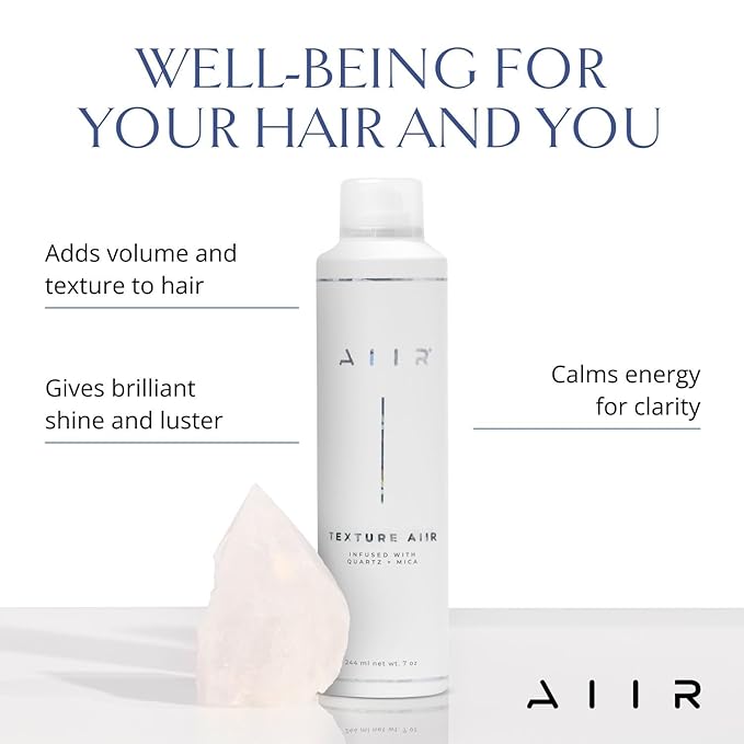AIIR Texture Hair Styling Spray for All Hair Types, - Adds Long-Lasting Volume & Grit, 2.4 Fluid Ounces, Gluten & Paraben Free, Sulfate Free, Fresh Scent