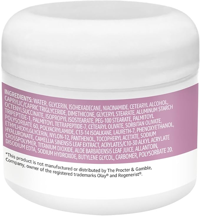 Amazon Basics Firming Cream with Hyaluronic Acid, Fragrance Free, 1.7 Ounces, 1-Pack