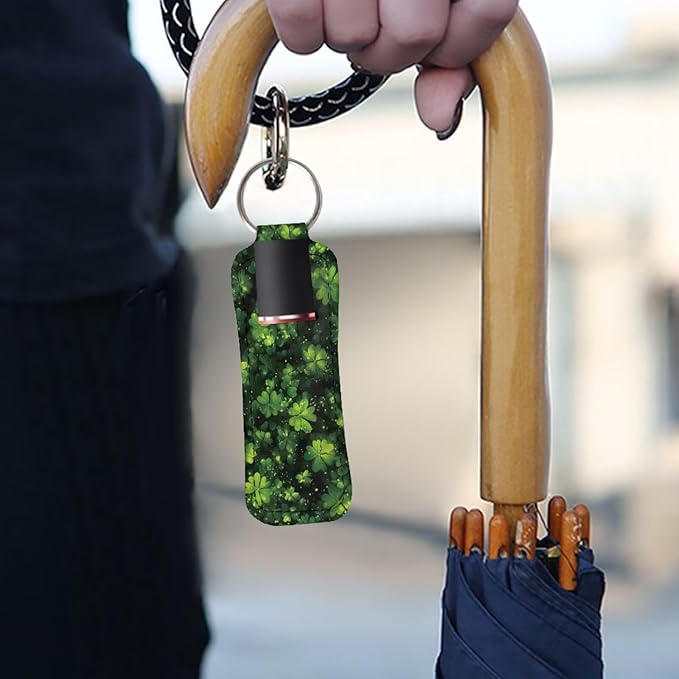 Pensura Chapstick Holder Keychain Fashion 5 Pcs Car Keychain Holder Portable Chapstick Holder Keep from Scratched and Dust