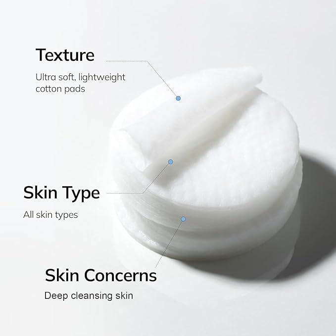 Exfoliating Toner Pads for Face, Facial Pads for Pore Cleansing and Gentle Exfoliation, Oil Control, Smooth Looking Skin, Suitable for All Skin Types (2pcs)
