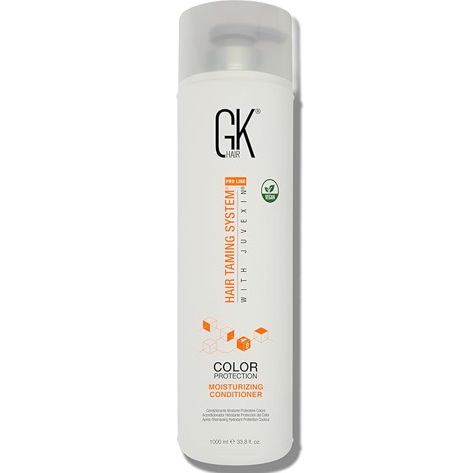 GK HAIR Moisturizing Conditioner Colored Hair Treated for Dry Damaged Repair Curls Intense Hydration Strengthening Frizz Control Keratin Treatment Paraben Phthalate & Sulfate Free 33.8 OZ