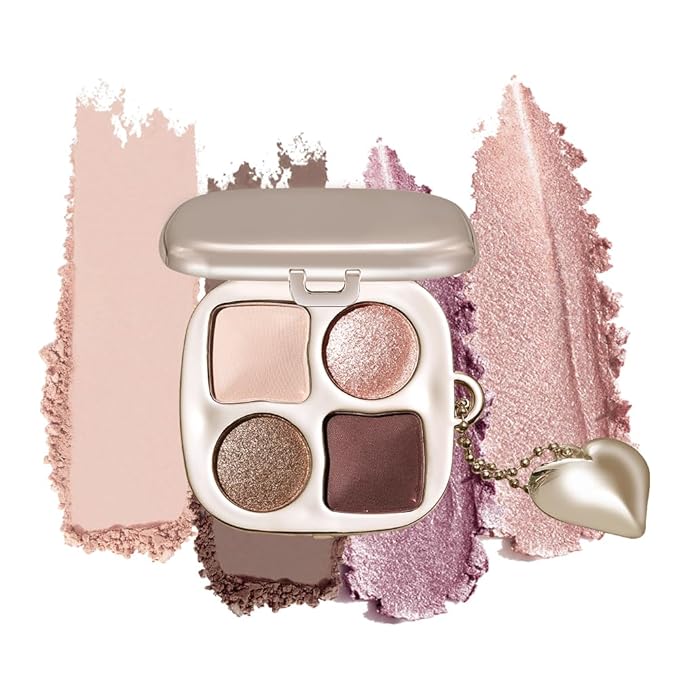 Warm Peach Nude Eyeshadow Palette – Matte & Shimmer High Pigment Blendable Long-Lasting Everyday Eye, Champagne Glow & Warm Neutral Contour Makeup Palette, Perfect for Blue, Green & Brown Eyes