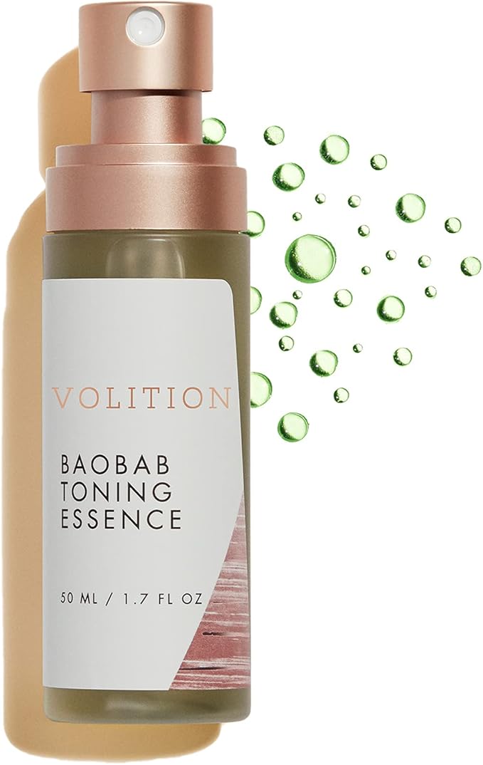 Volition Beauty Baobab Toning Essence with Vitamin C + Hyaluronic Acid 50ml/1.7oz - Tones, Nourishes, Soothes