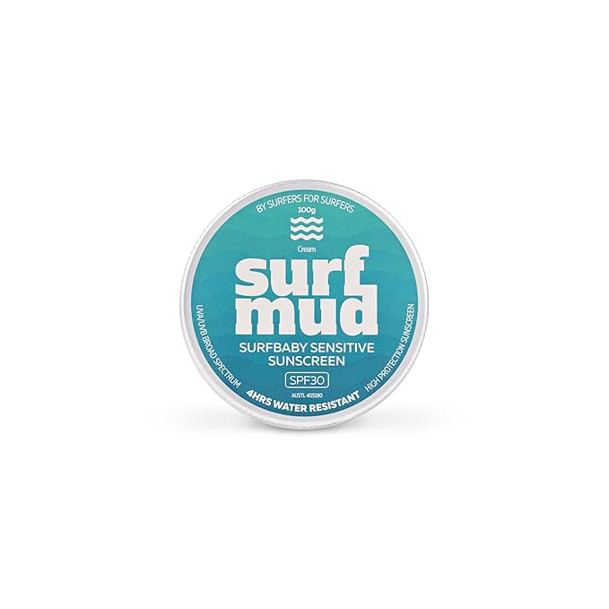 SurfBaby Sensitive SPF30 Sunscreen 100g SURFMUD Australia