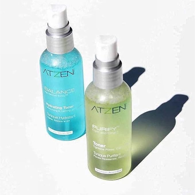 Balance Skin Toner Mist & Face Mask - for After Facial Cleansing, Makeup Primer. Moisturizes & Calms Redness. Restores pH ...