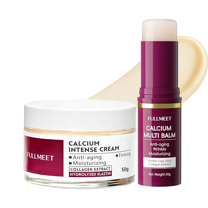 Calcium Multi Balm Stick + Calcium Intense Cream, Anti-aging, Moisturizing & Smoothing Eye Care, Gentle for Skin