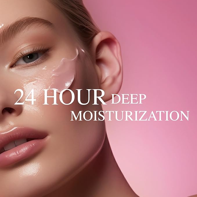 Deep Hydration Face Cream with 100% Pure Rose Oil | Anti-Aging Moisturizer for Dry Skin | Reduces Fine Lines & Wrinkles | Hydrates & Nourishes for Radiant Skin | All Skin Types