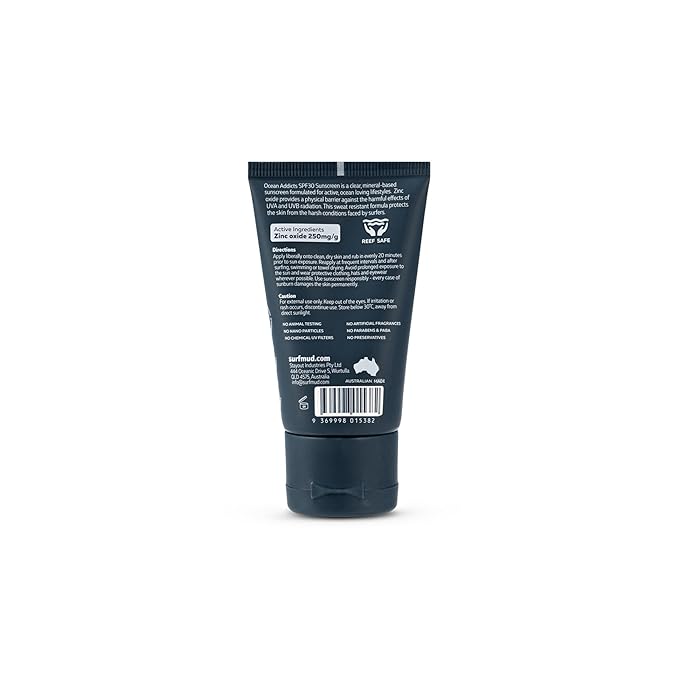 Ocean Addicts SPF30 Sunscreen 50g SURFMUD Australia