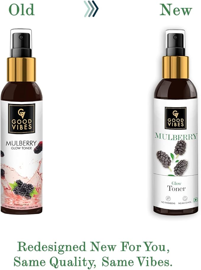 Good Vibes Mulberry Toner - 120 ml - Maintains Skin Elasticity and Keeps Complexion Healthy and Refreshed