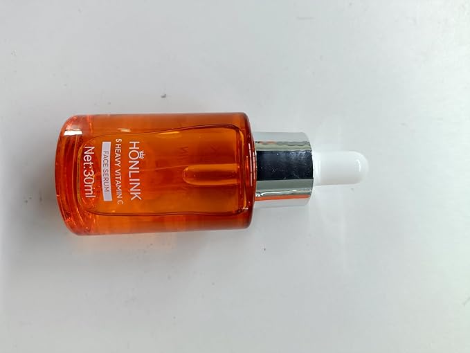 Facial Vitamin C Serum, 5X Vitamin C Face Essence with Hyaluronic Acid, Moisturizing Serum, Enhance Radiance & Even Skin Tone, 30ml