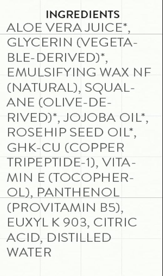 GLIMMER GODDESS Copper Peptide Moisturizer – Lightweight Hydrating Cream with GHK-Cu Complex, Organic Aloe Vera & Botanical Oils – For All Skin Types