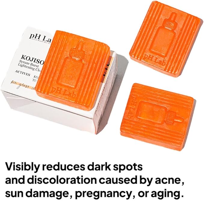 pH Lab Kojiso Set, Cleansing Bar, Toner Pad, Kojiso Skin Serum, Even Skin Tone