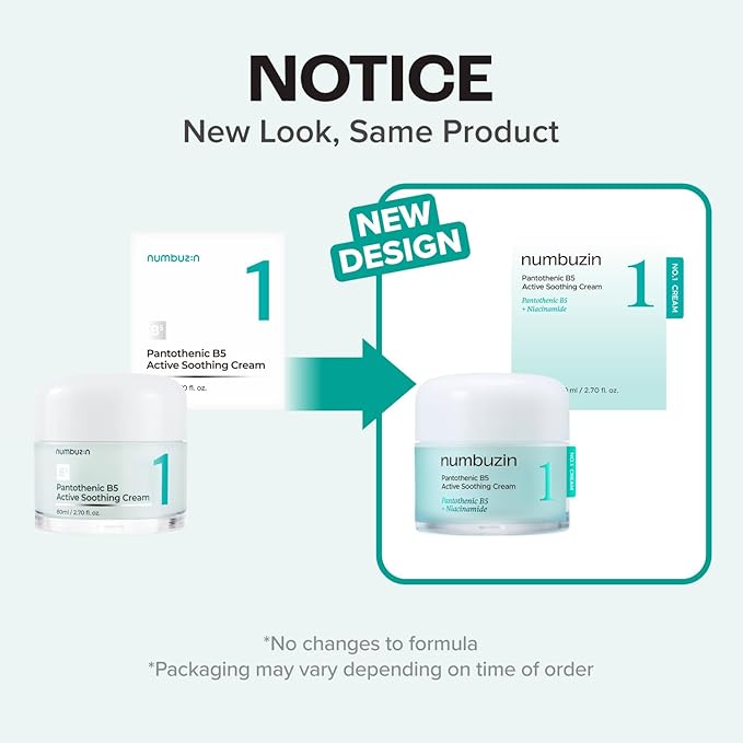 numbuzin No.1 Acne & Sebum Control Set | Calming Herb Toner + B5 Soothing Cream for Redness and Breakouts