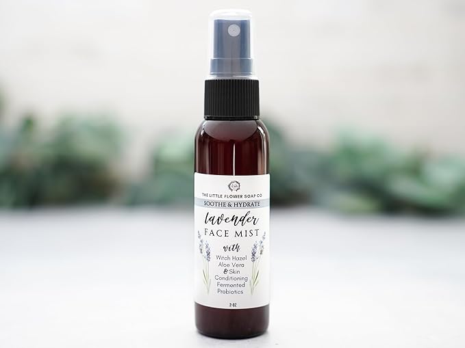 Lavender Face Mist – Natural Hydrating Toner with Aloe & Witch Hazel 2oz