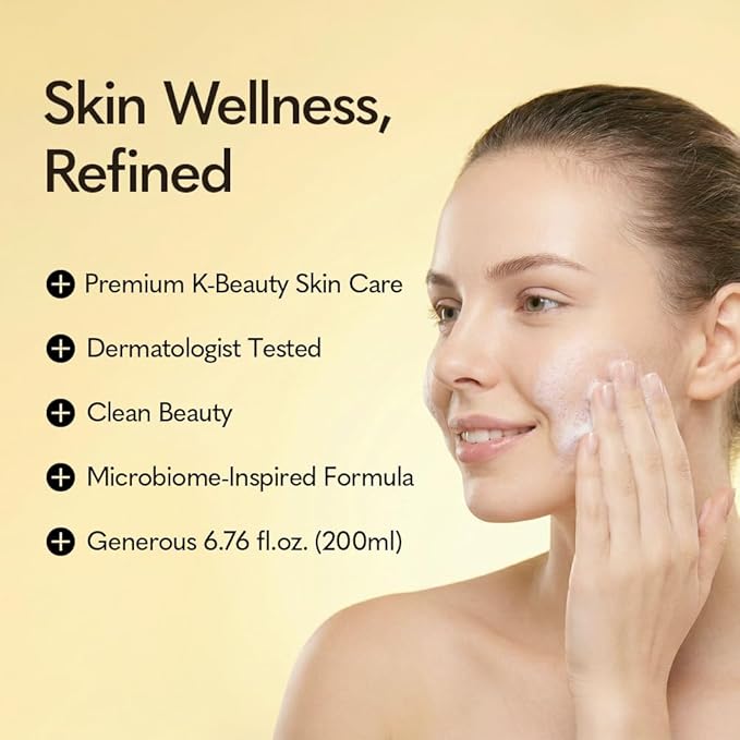 YUZY Vita Biome Bubble Toner, Hydrating Korean Facial Toner with Microbiome Care & Moisture Barrier Support, Glass Skin Glow for Dry & Sensitive Skin, 200ml | 6.76 fl oz
