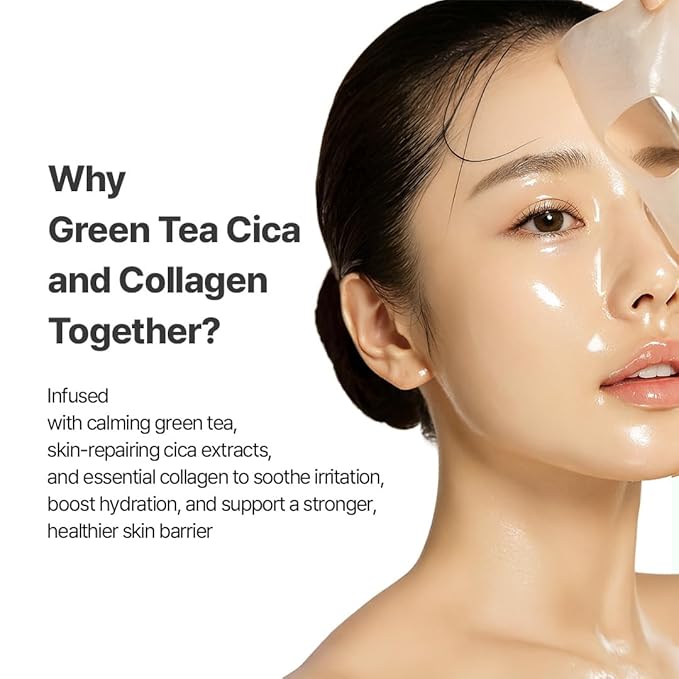 NACIFIC Cica Cooling & Soothing Duo - Green Tea Cica Gel Sheet & Cica PDRN Toner