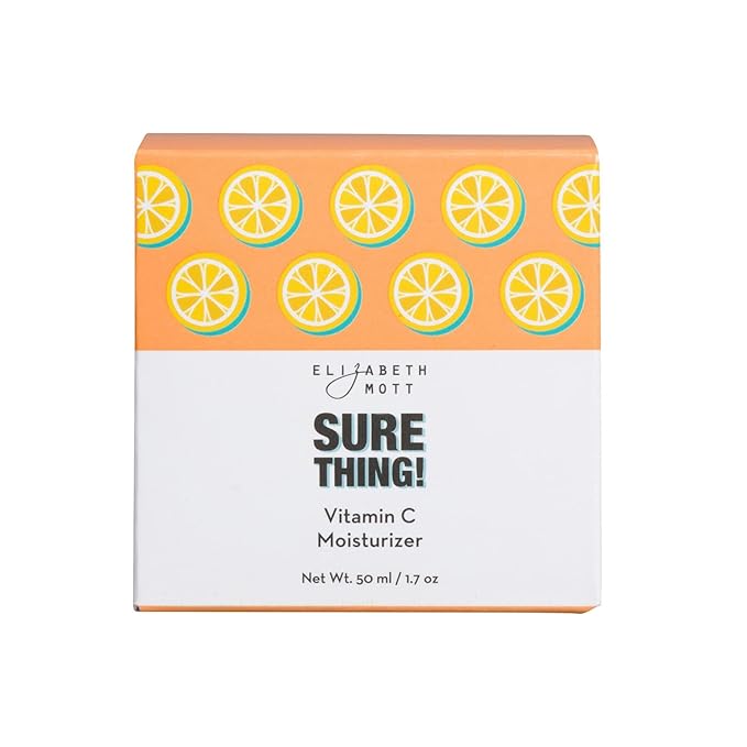 Elizabeth Mott Vitamin C Face Moisturizer – Lightweight Gel Cream with Gentle Triple Vitamin C Complex, Ceramides & Antioxidant-Rich Ingredients – Brightening Hydration for Radiant Skin, 1.7 oz