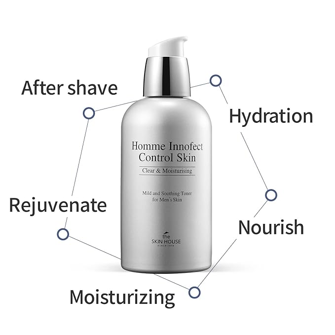 The Skin House Homme Innofect Control Toner, 4.4 Ounce