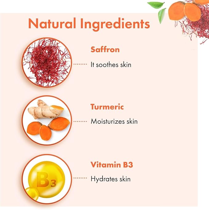 Good Vibes Insta Glow Face Toner Spray | Ubtan with Saffron & Turmeric | Hydrating & Refreshing Skin Mist | Alcohol-Free, Paraben-Free | All Skin Types | 4.06 Fl Oz (120ml)