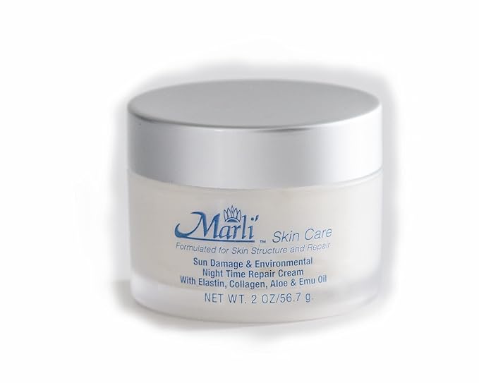 Marli' Skin Care Sun Damage Repair Cream with Emu Oil and Panthenol