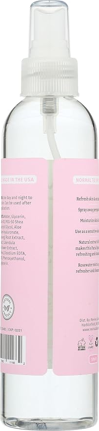 Reviva Labs Rosewater Facial Spray, 8 Ounce